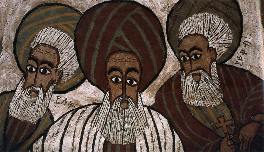 The three patriarchs: Abraham, Isaak and Jakob